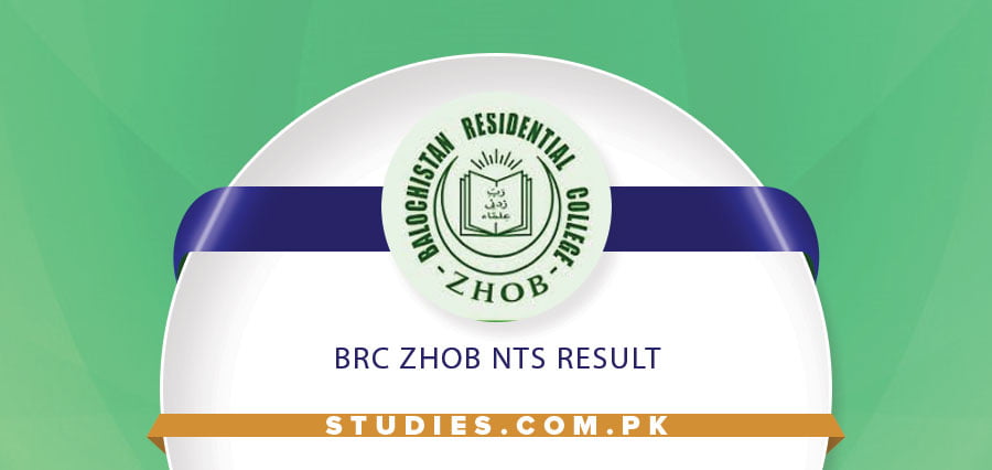 BRC Zhob NTS Result