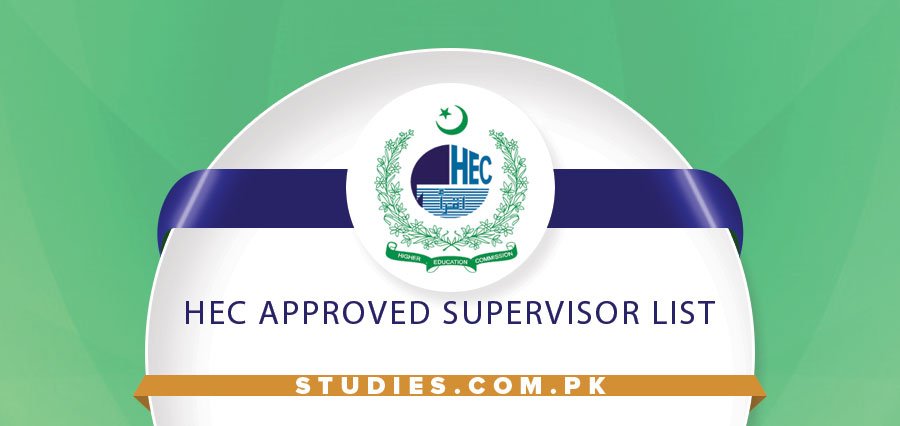 hec approved phd supervisor list