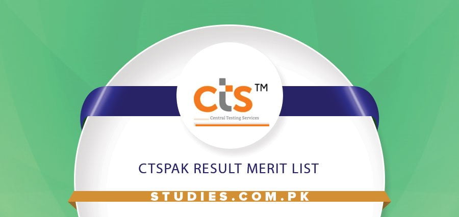 CTSPAK Result Merit List