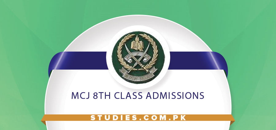 MCJ 8th Class Admissions