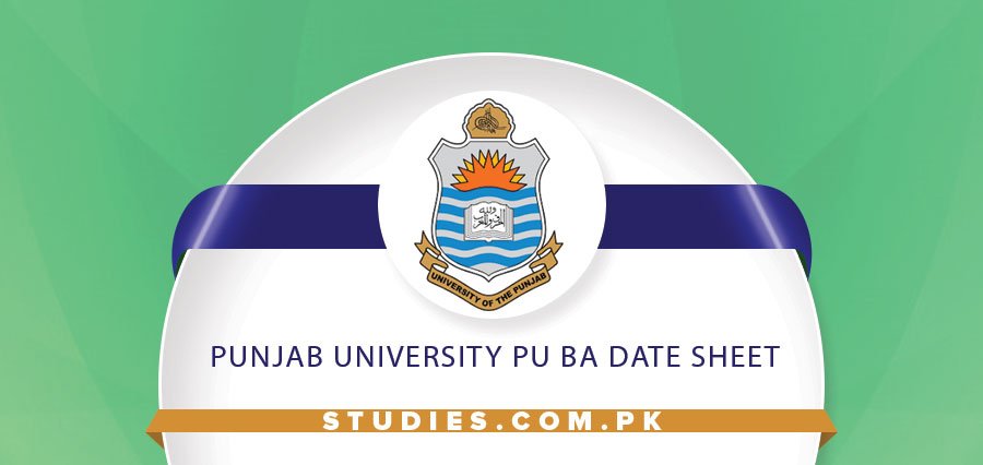 Punjab University PU BA Date Sheet 2024