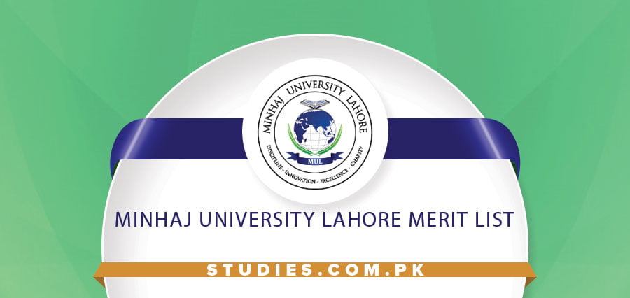 Minhaj University Lahore Merit List