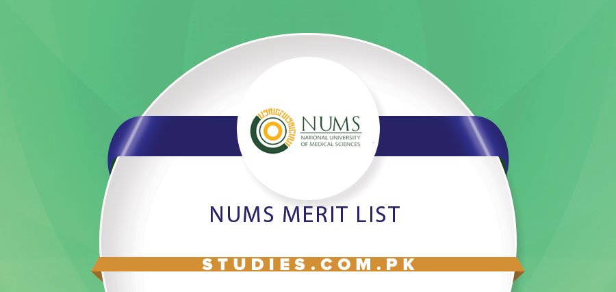 NUMS Merit List