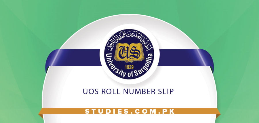 UOS Roll Number Slip