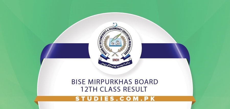 BISE Mirpurkhas Board 12th Class Result