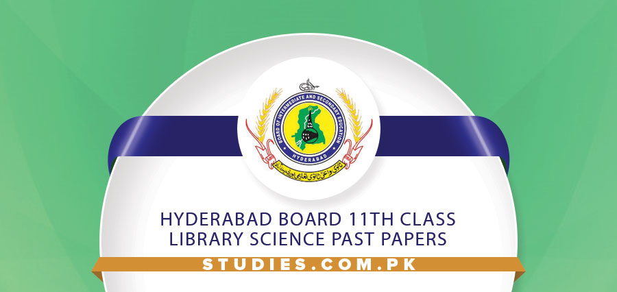 Hyderabad Board 11th Class Library Science Past Papers