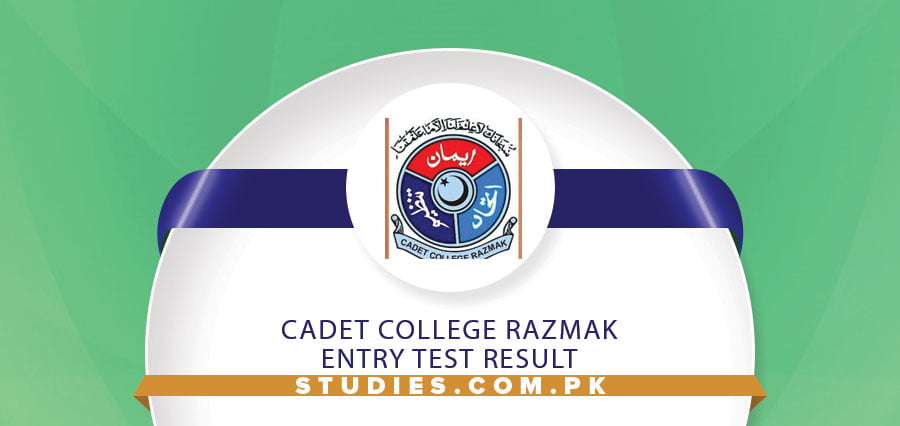 Cadet College Razmak Entry Test Result