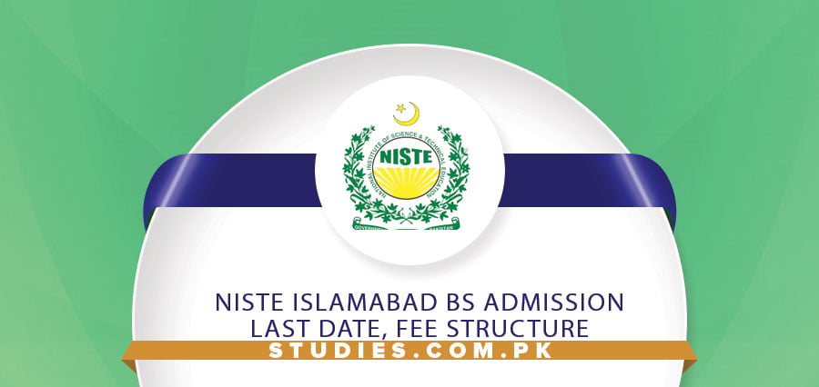 NISTE Islamabad BS Admission