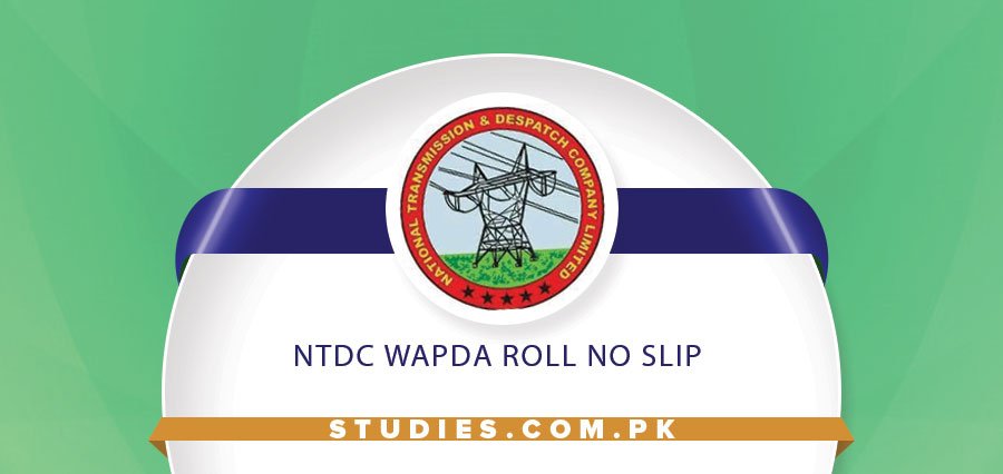 NTDC-WAPDA-Roll-No-Slip